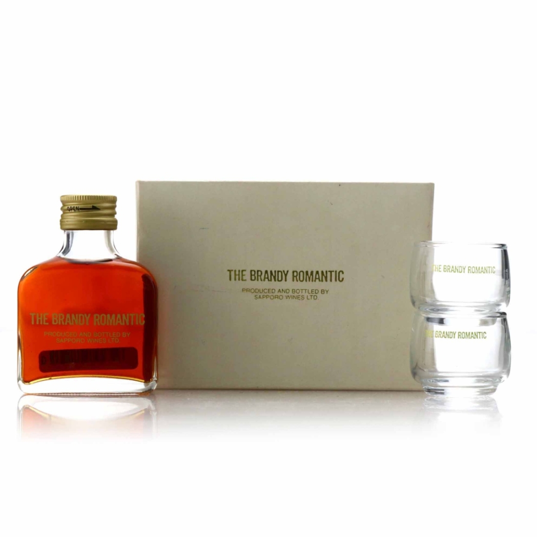 Sapporo Wines The Brandy Romantic Gift Pack 10cl