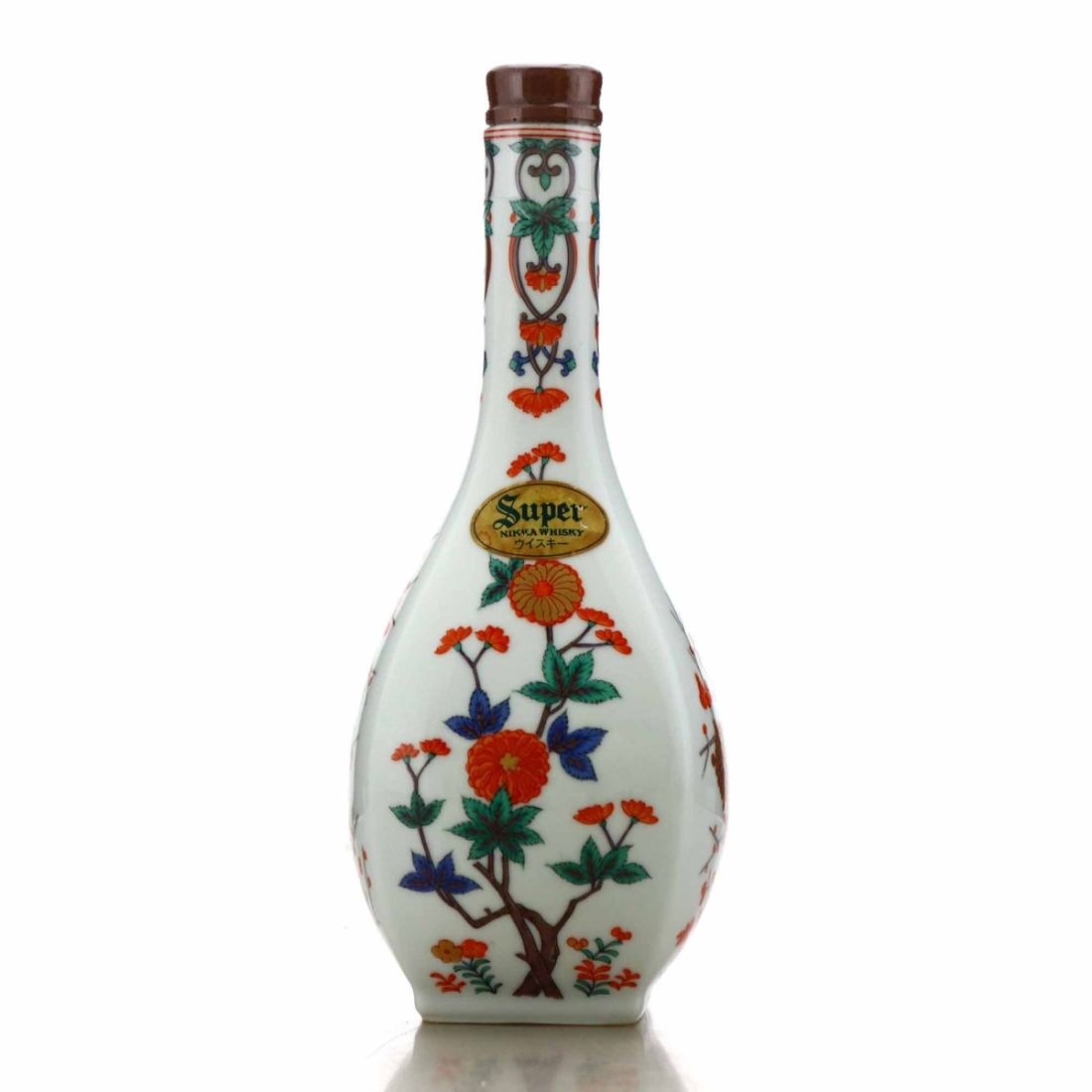 Nikka Super Whisky / Arita Flower Decanter 60cl