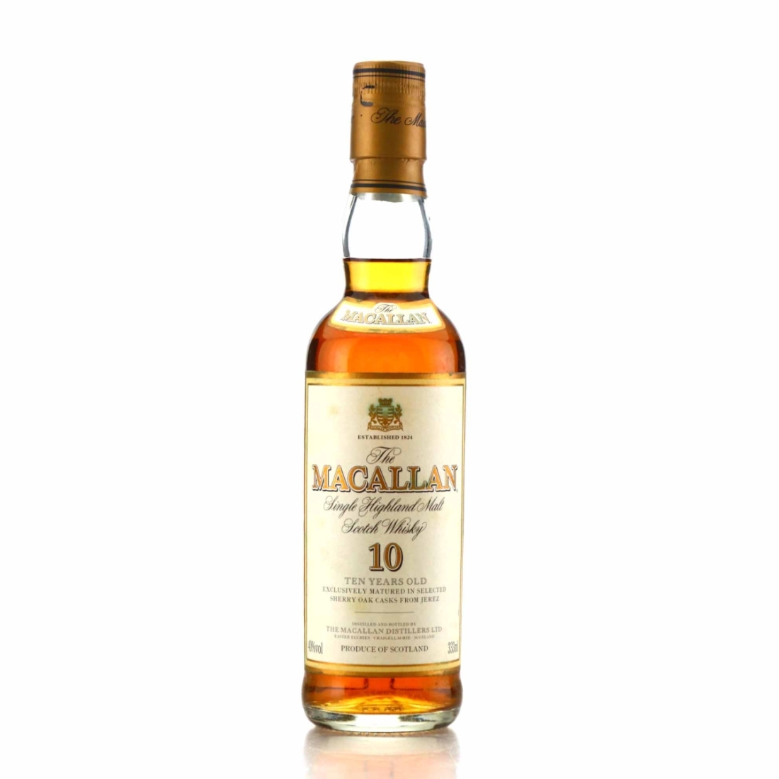 Macallan 10 Year Old 33.3cl early 2000s