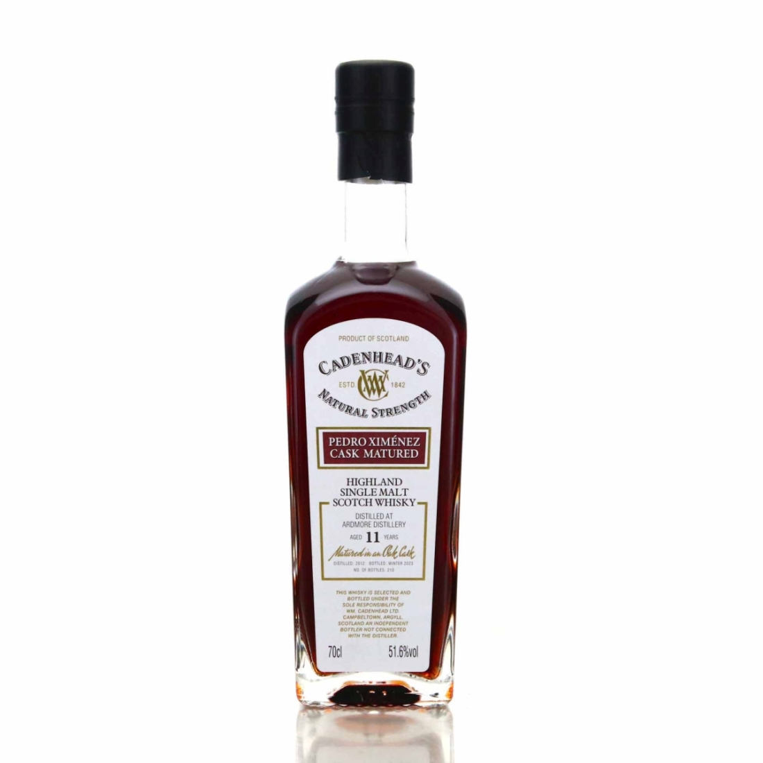 Ardmore 2012 Cadenhead's 11 Year Old PX Cask