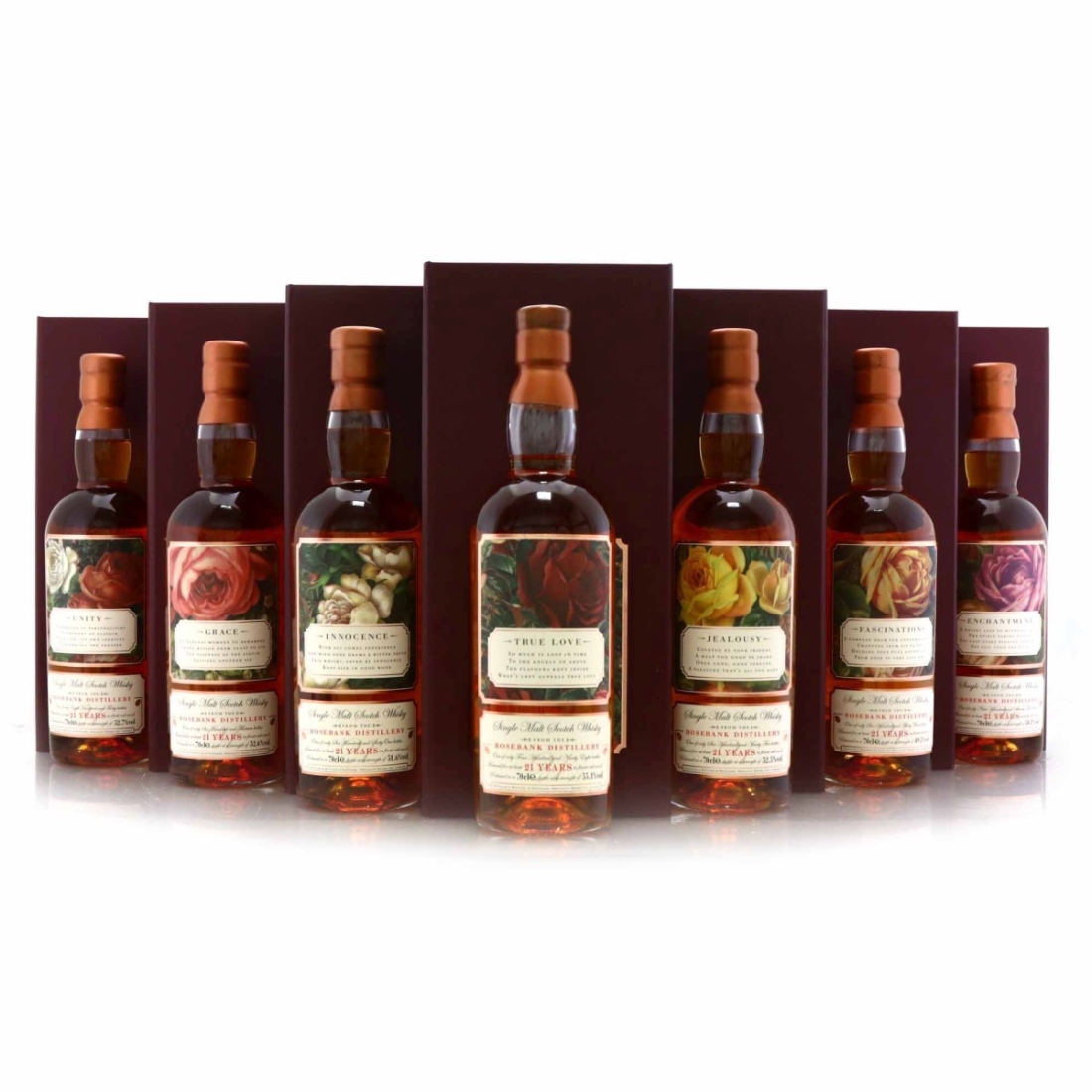 Image for Rosebank 21 Year Old Speciality Drinks x 7 / The Roses Edition #1-7
