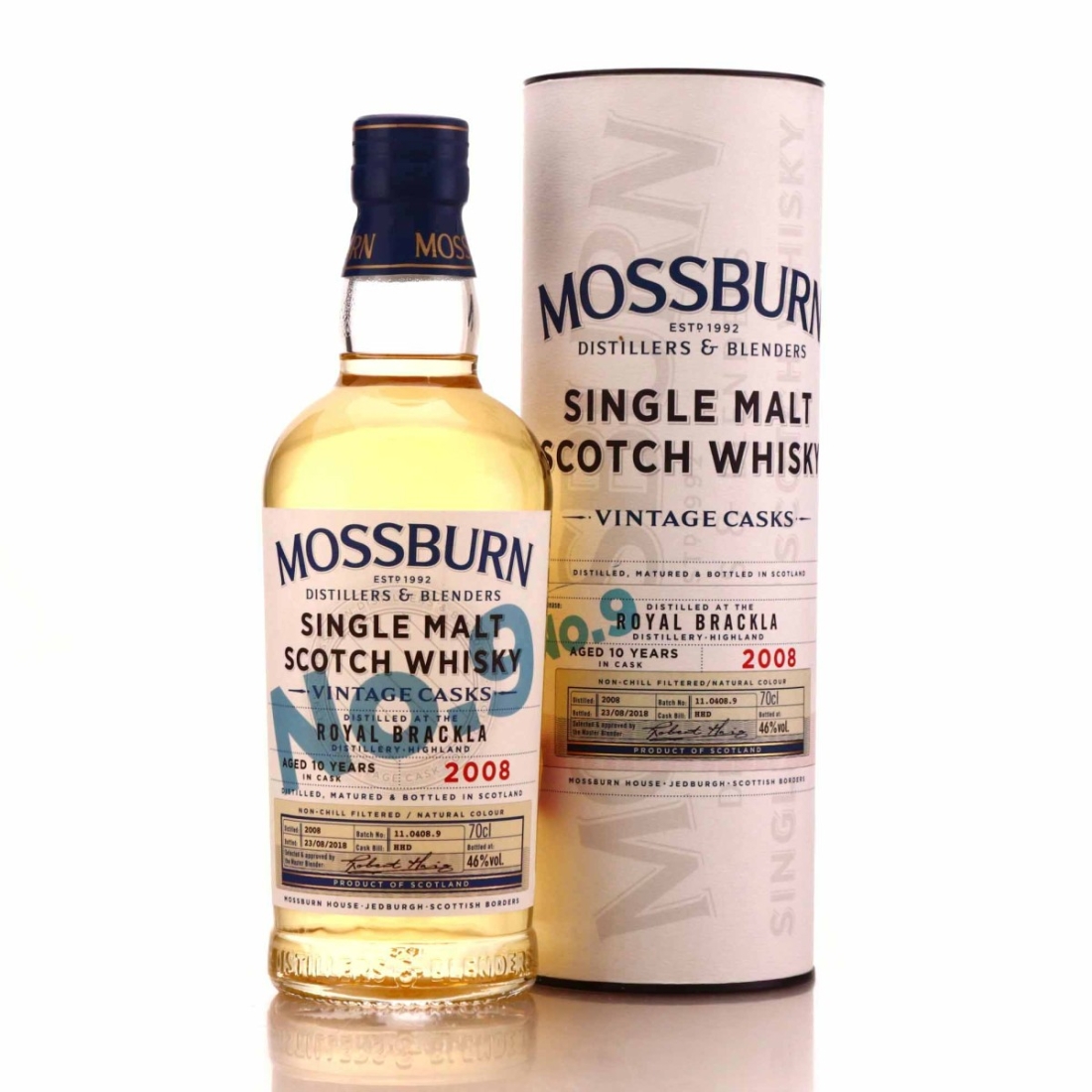 Royal Brackla 2008 Mossburn 10 Year Old