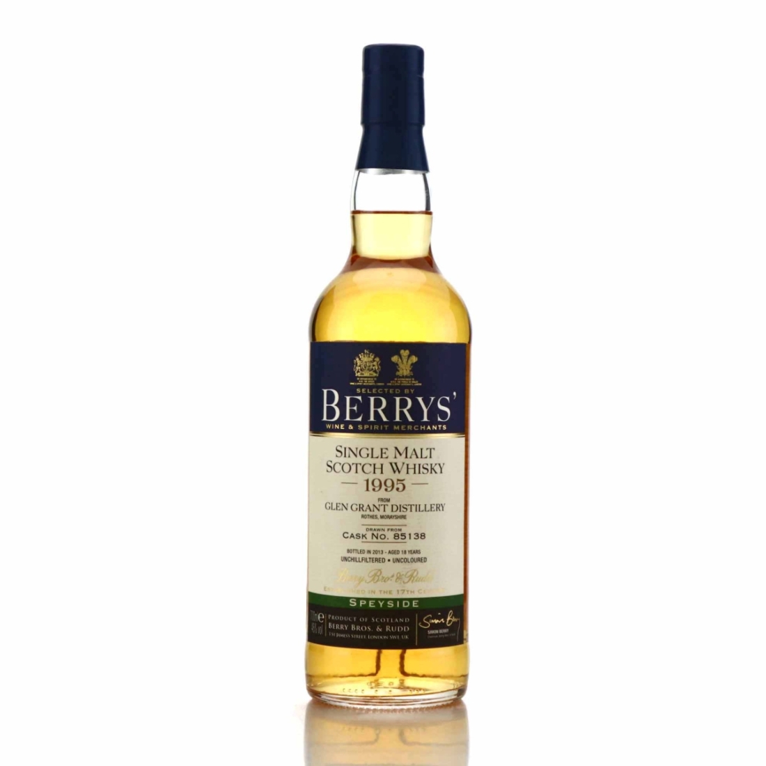 Glen Grant 1995 Berry Brothers and Rudd