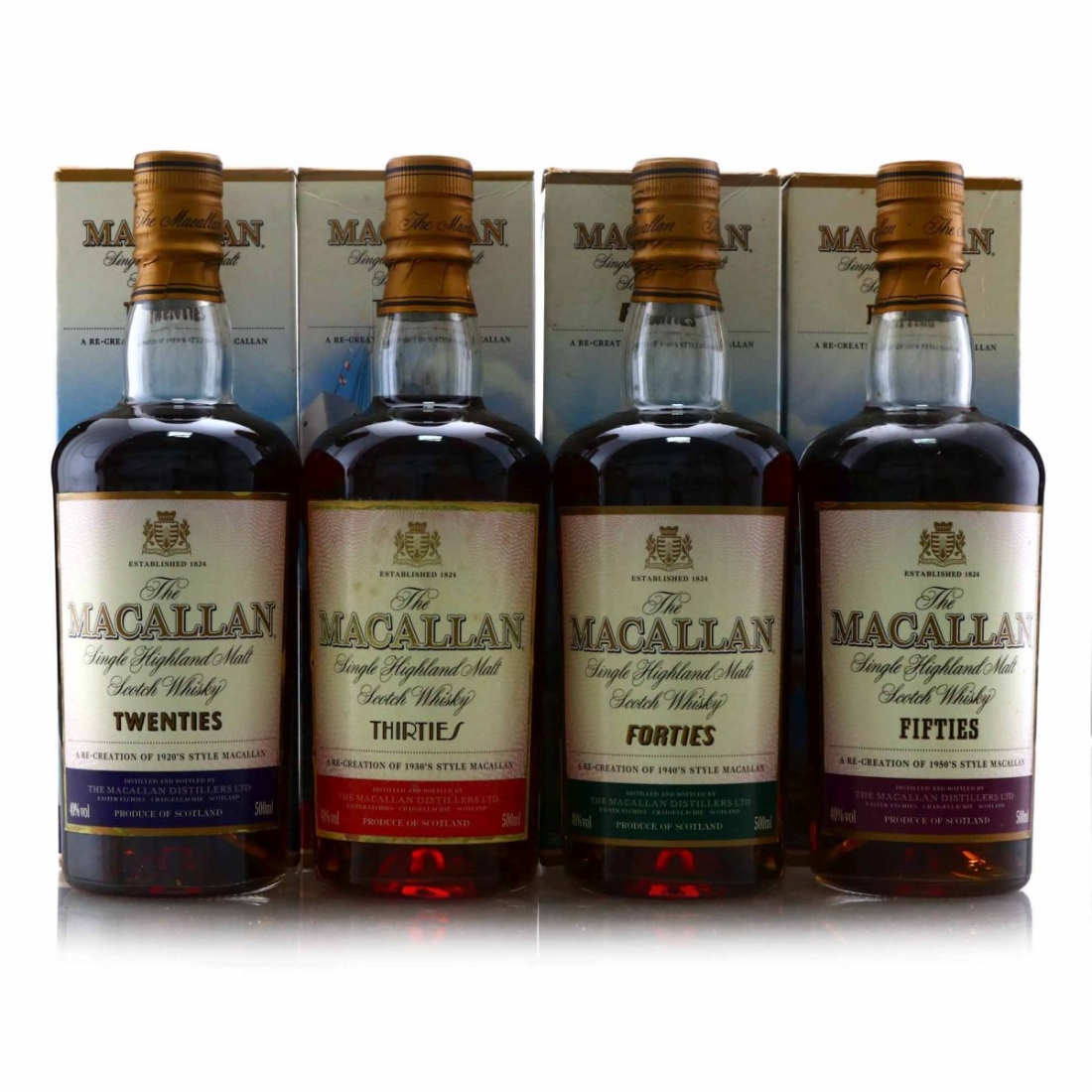 Macallan Decades Collection 4 x 50cl