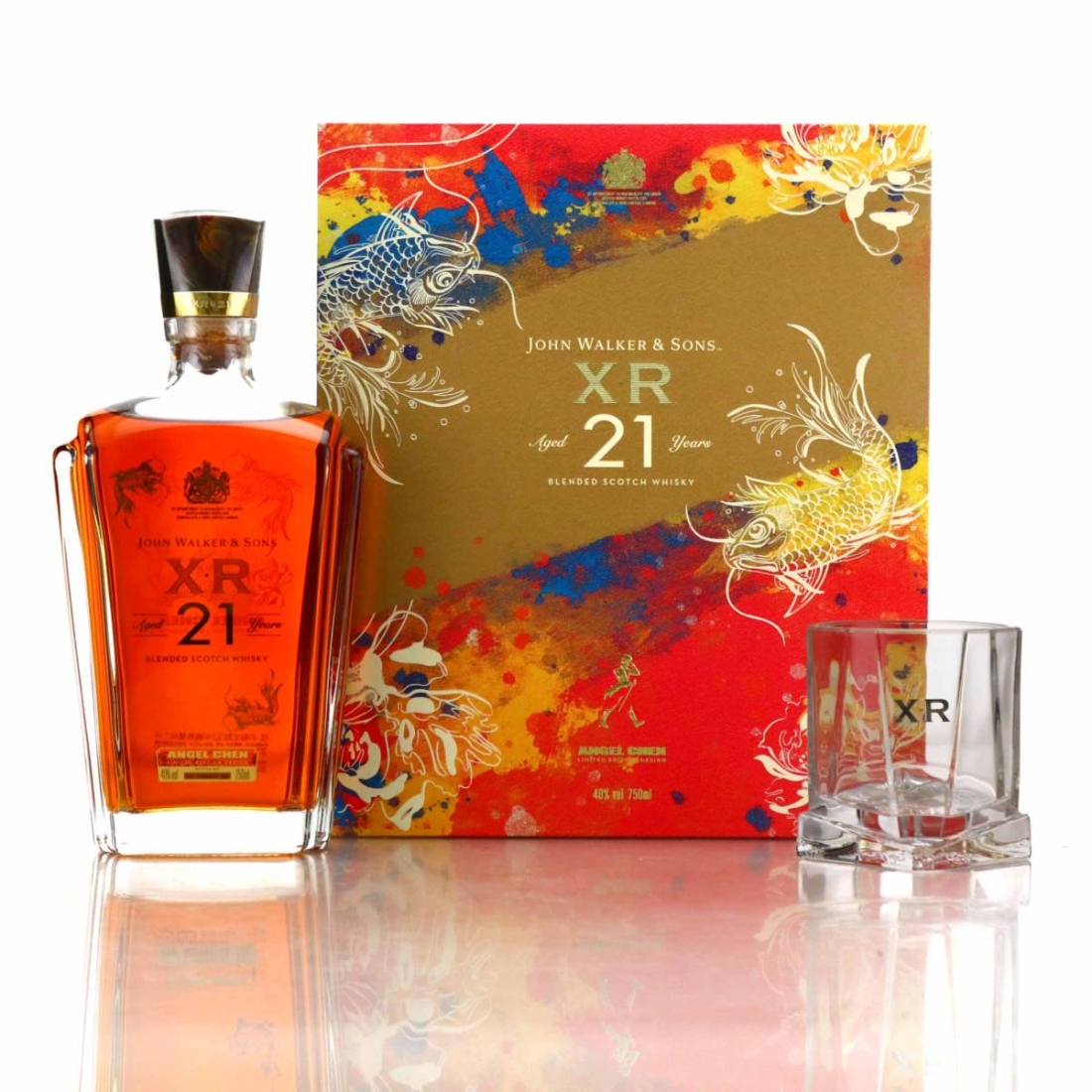 Johnnie Walker XR 21 Year Old Gift Pack 75cl / Taiwan - Angel Chen