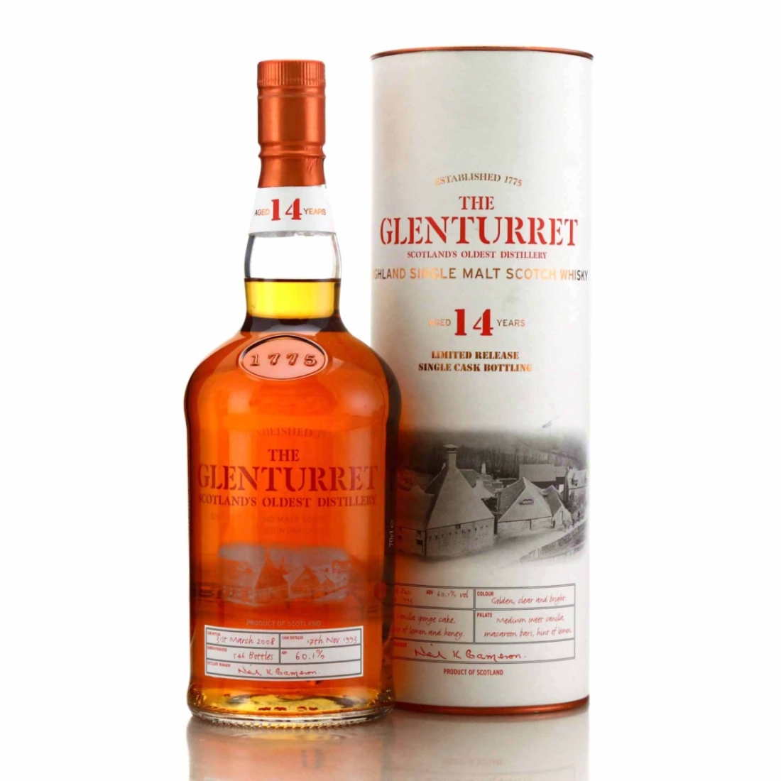 Glenturret 1993 Single Cask 14 Year Old
