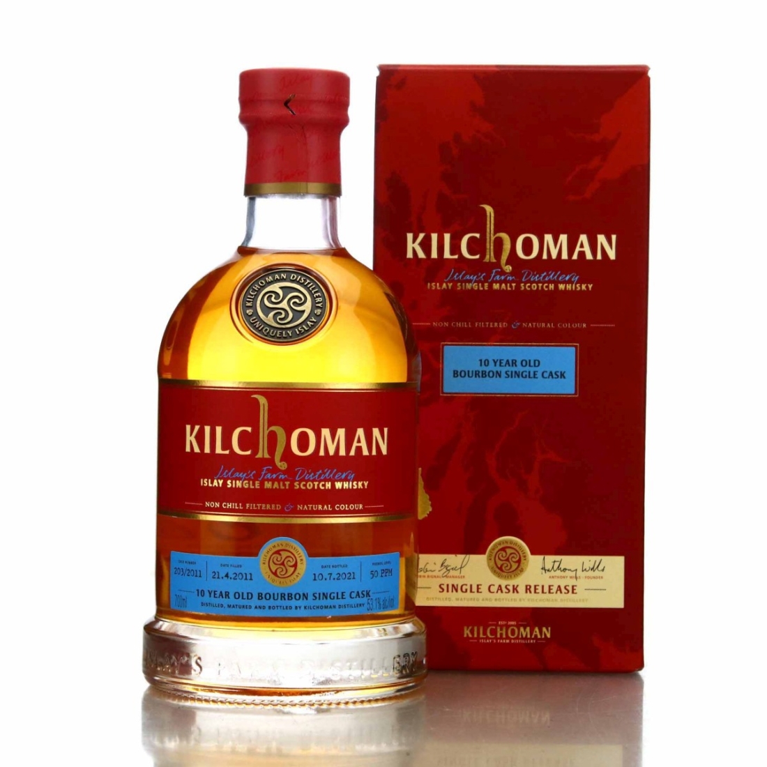 Kilchoman 2011 Single Bourbon Cask #203