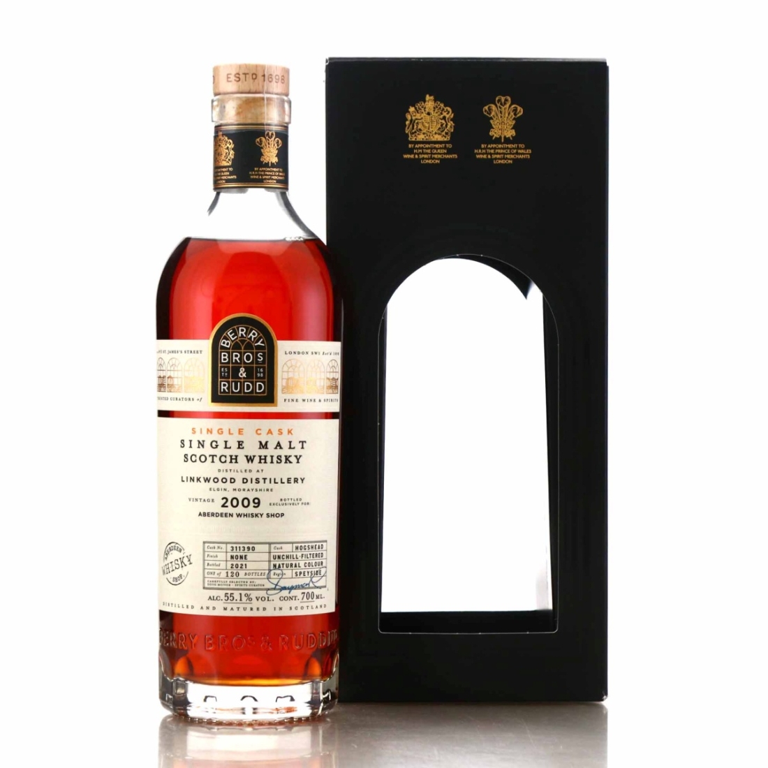 Linkwood 2009 Berry Brothers and Rudd / Aberdeen Whisky Shop