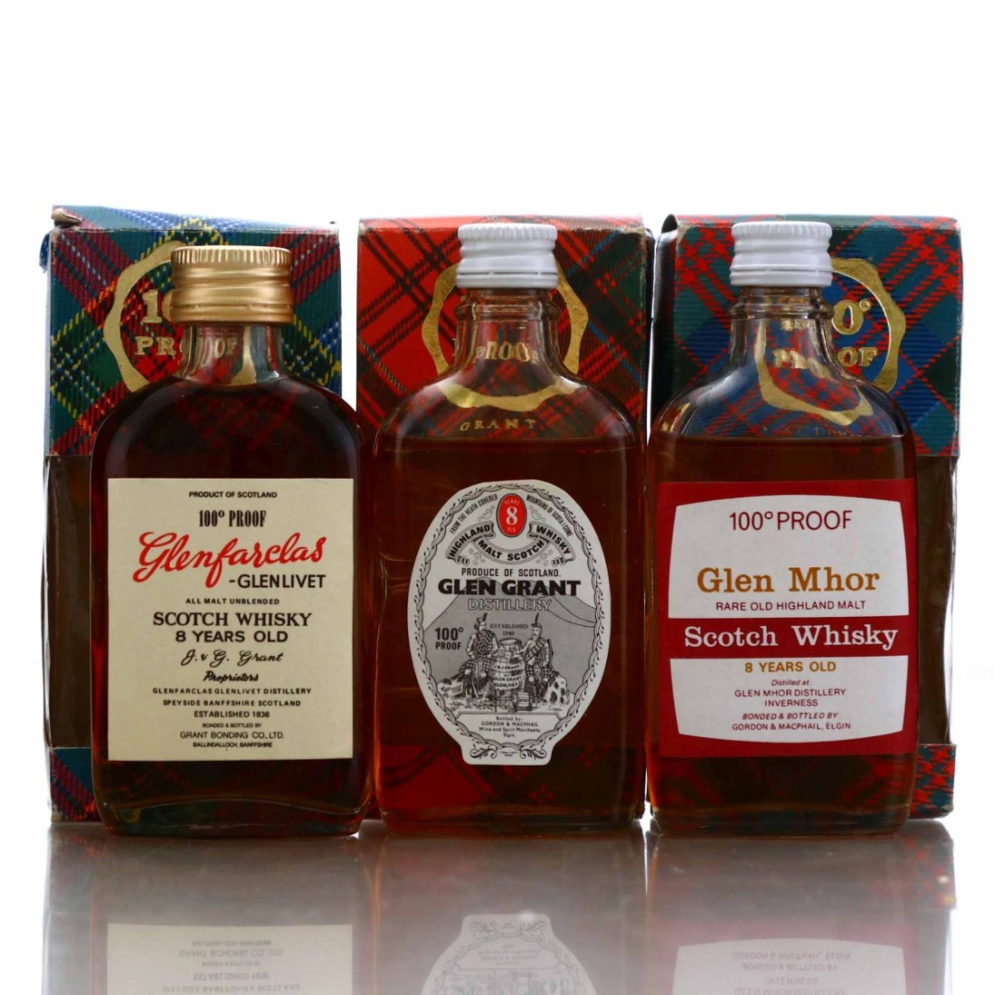 Gordon and MacPhail 100 Proof Miniature x 3