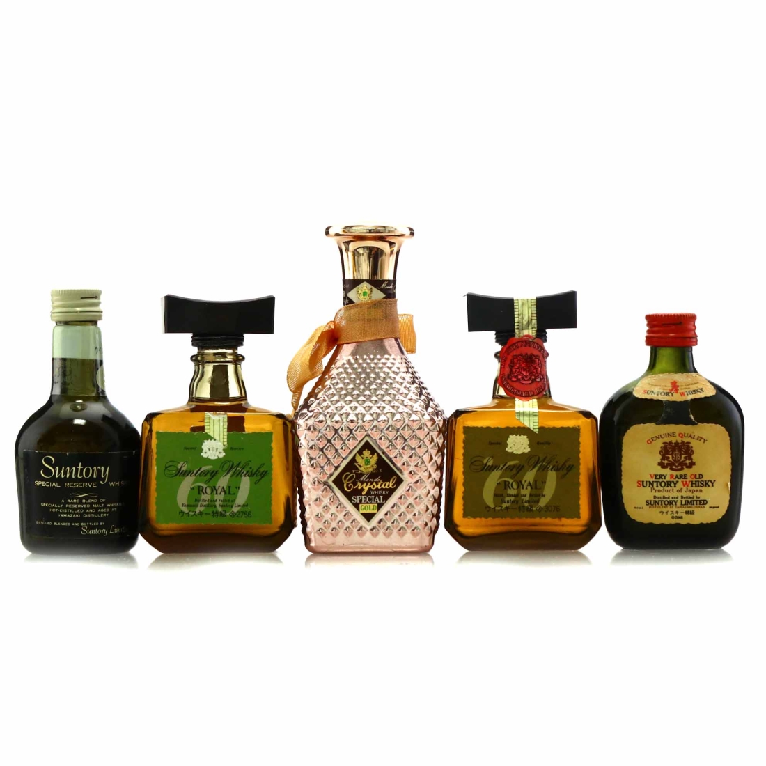 Japanese Whisky Miniature x 5 / includes Yamazaki