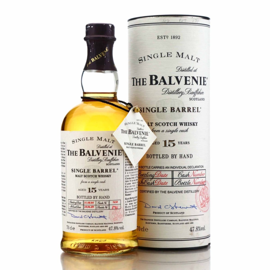 Balvenie 1989 Single Barrel 15 Year Old #7650