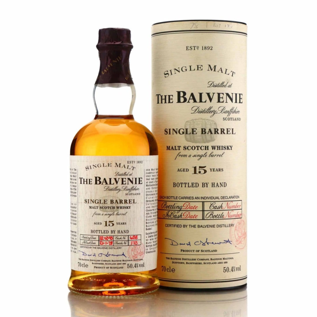 Balvenie 1978 Single Barrel 15 Year Old #638