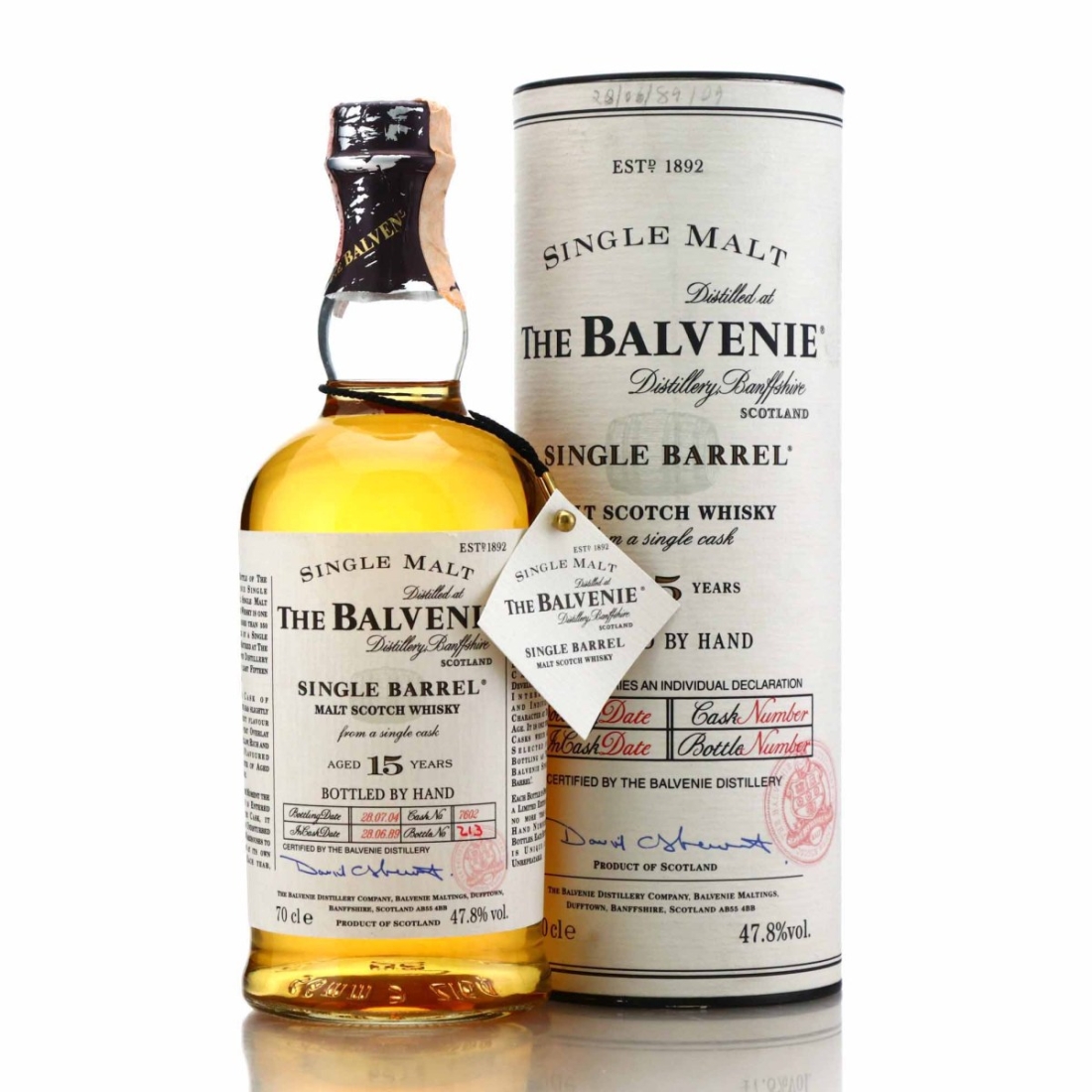 Balvenie 1989 Single Barrel 15 Year Old #7602