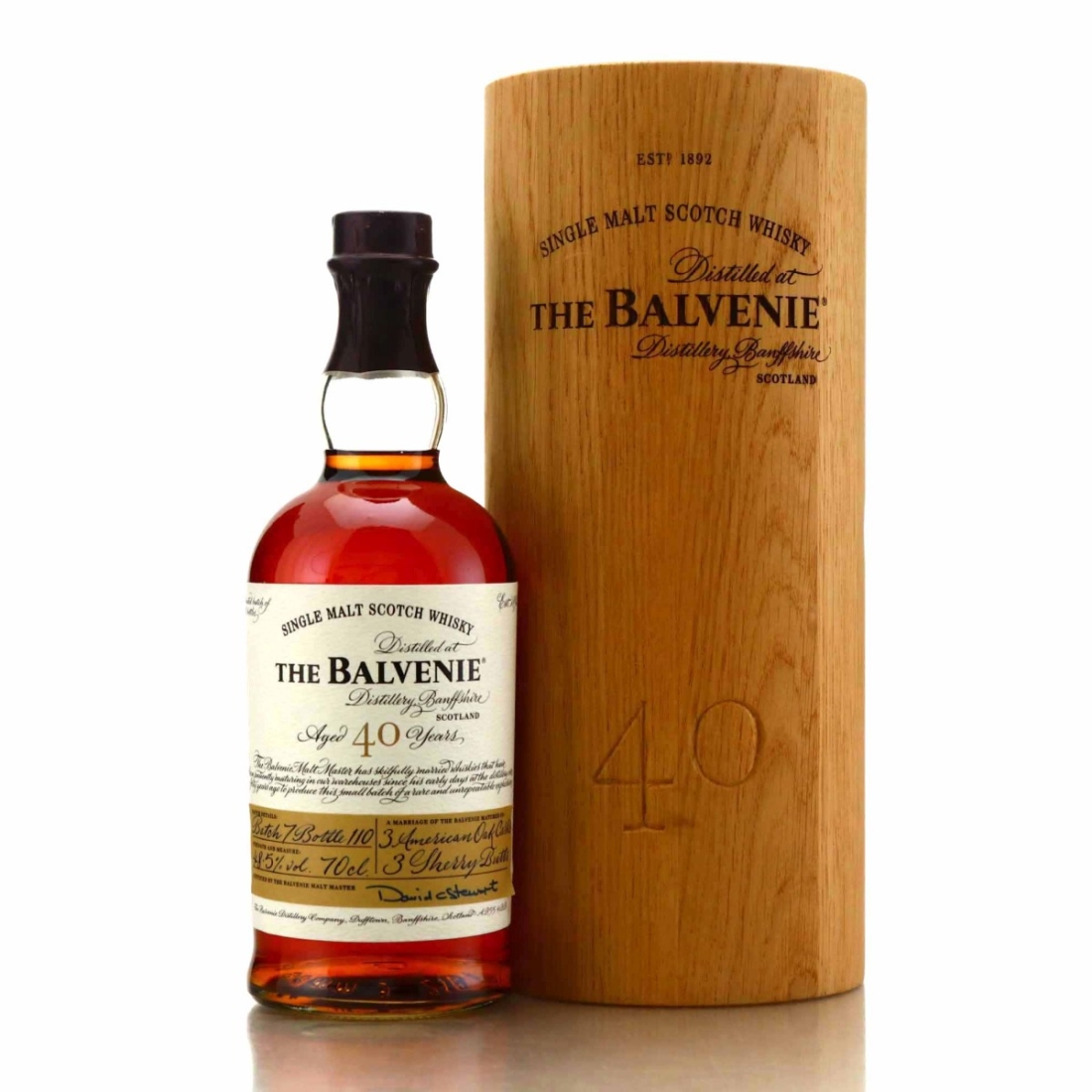 Balvenie 40 Year Old / Batch 7