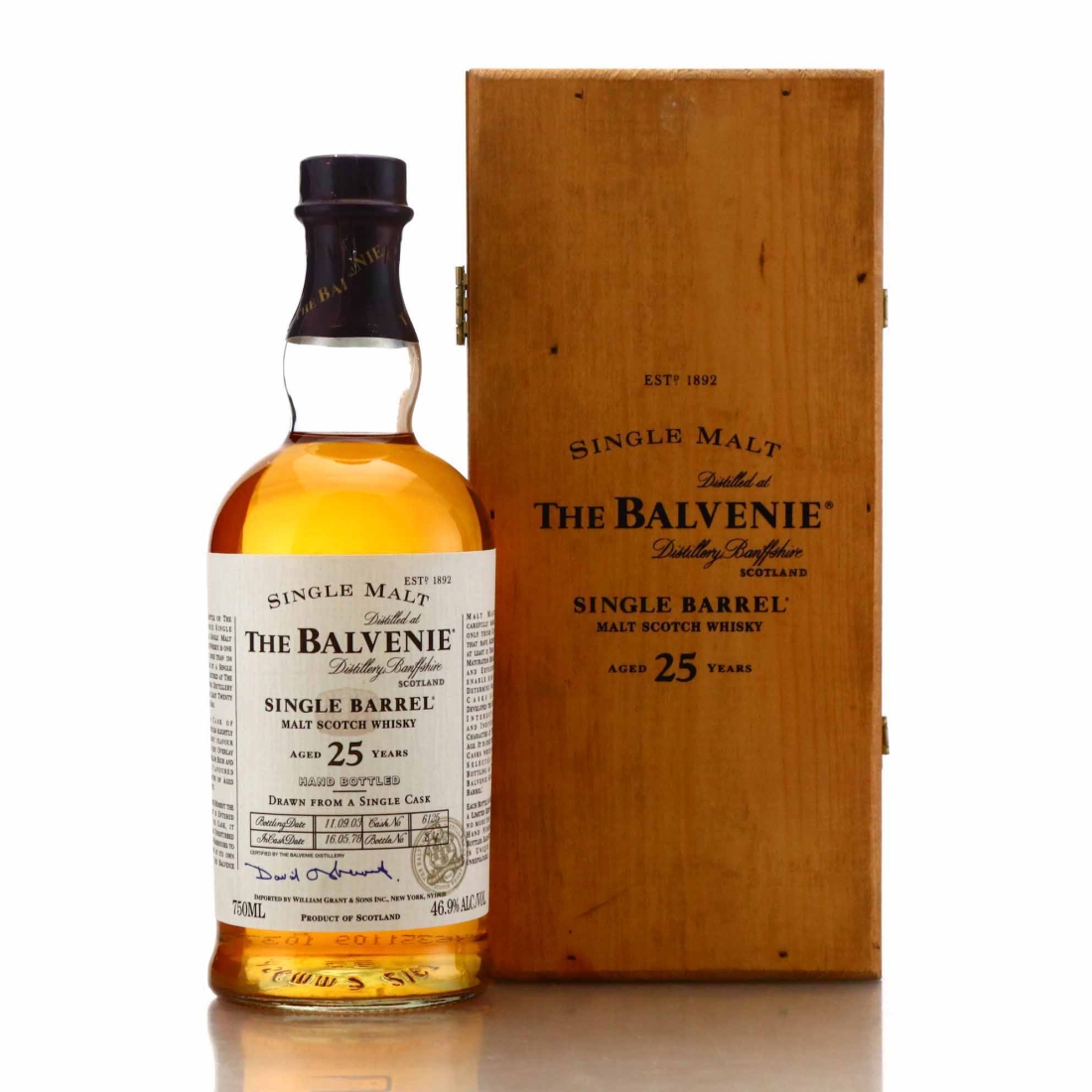 Balvenie 1978 Single Barrel 25 Year Old #6125