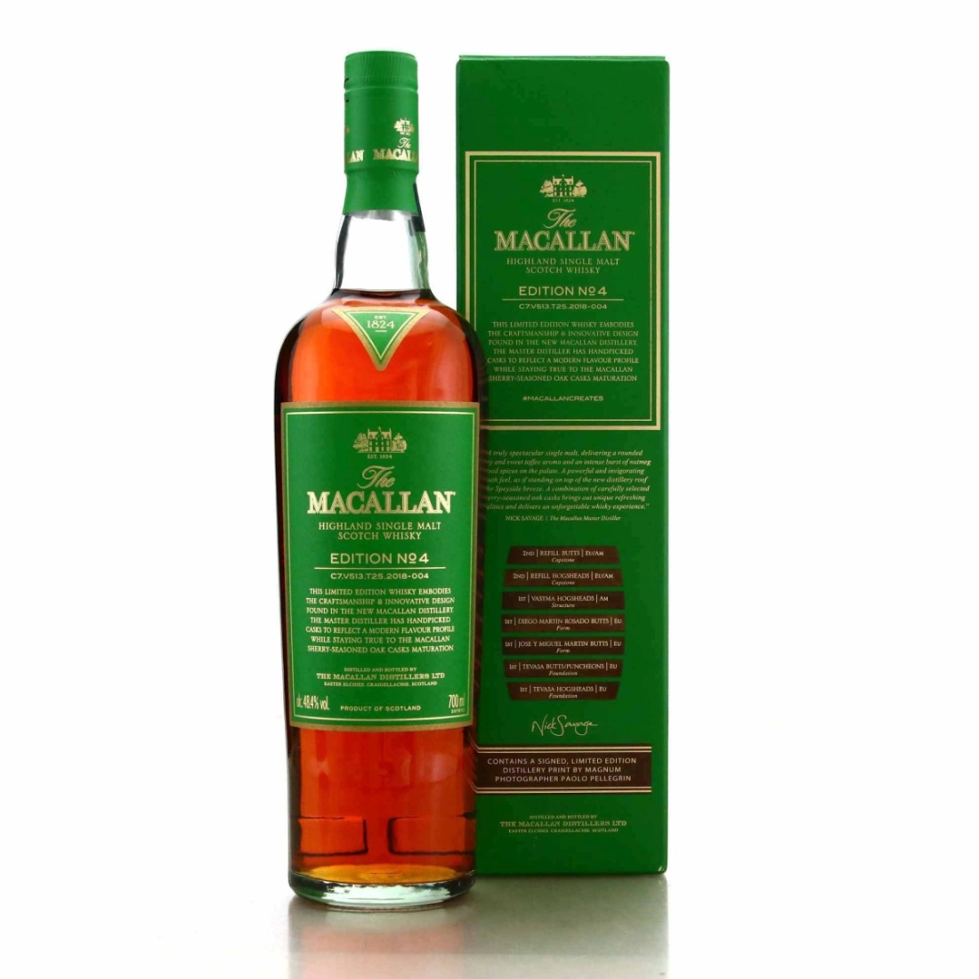 Macallan Edition No.4 / includes Limited Edition Signed Print
