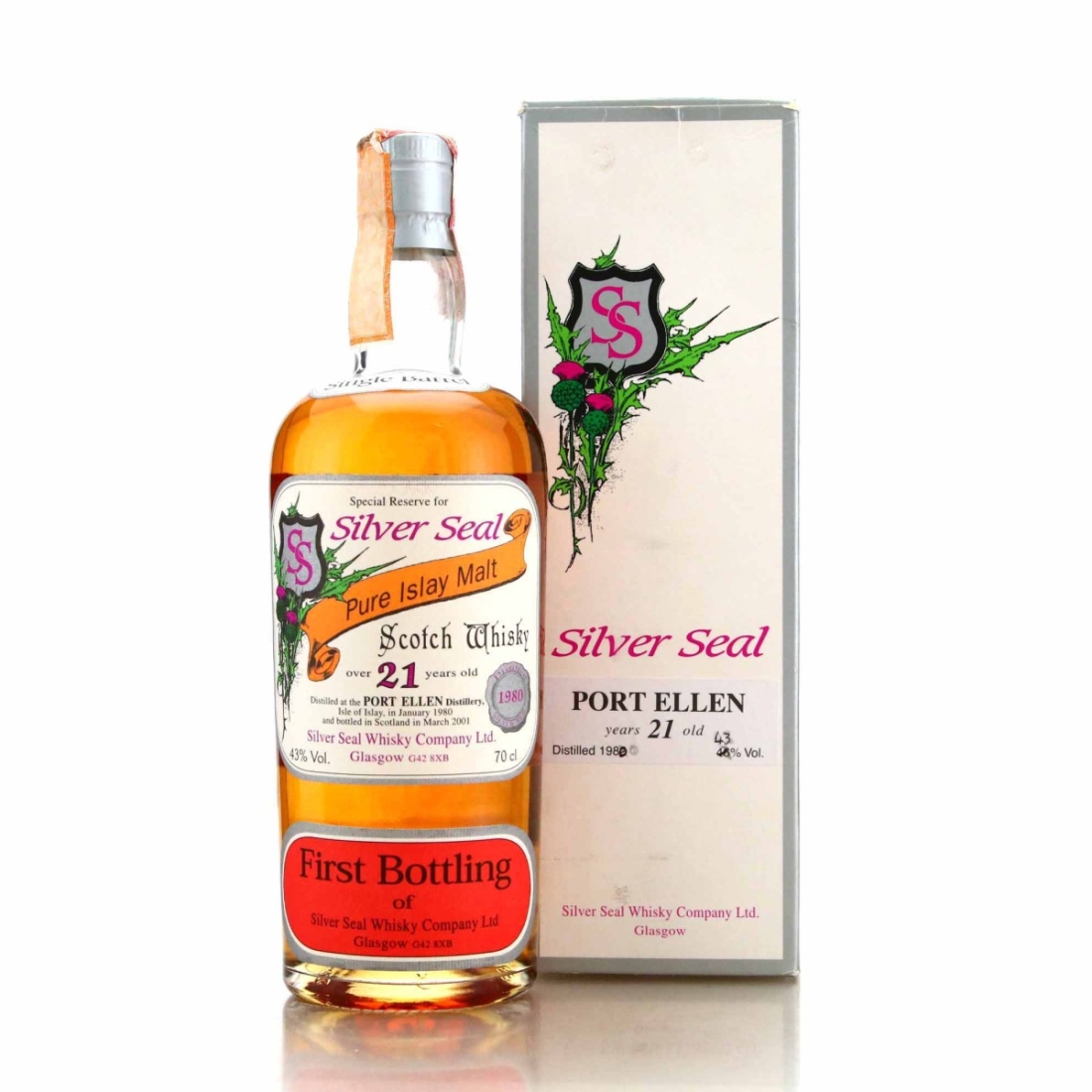 Port Ellen 1980 Silver Seal 21 Year Old / Speical Reserve