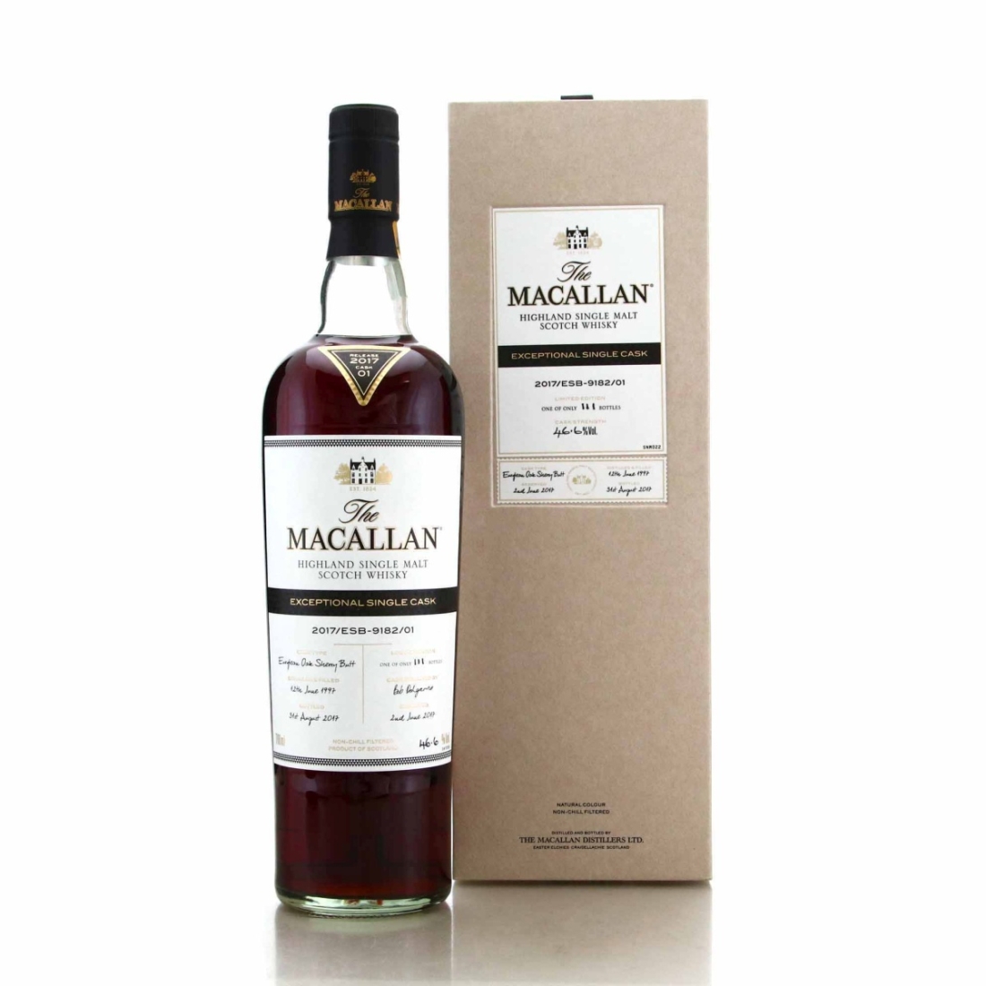 Image for Macallan 1997 Exceptional Cask #9182-01