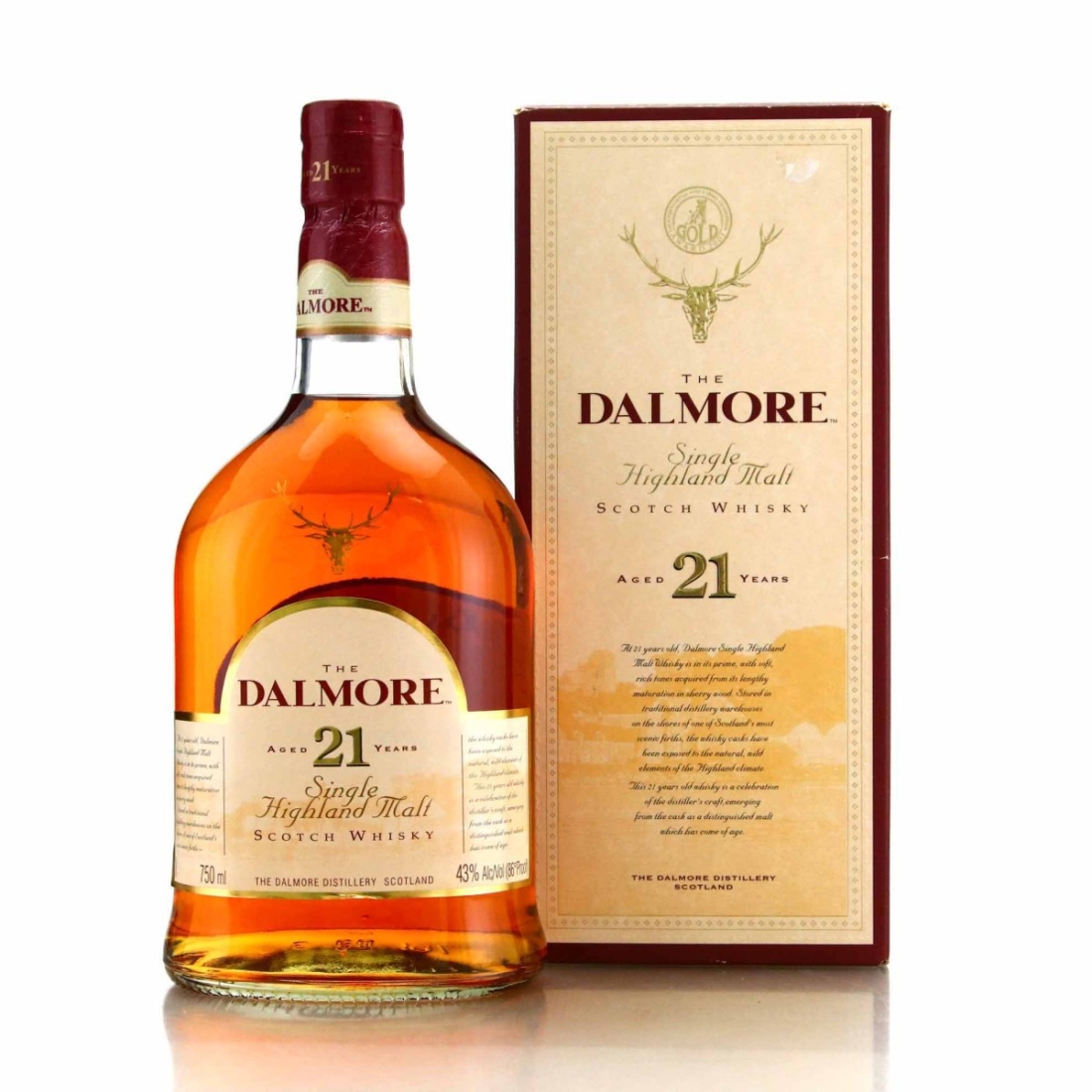 Dalmore 21 Year Old pre-2007 75cl / US Import