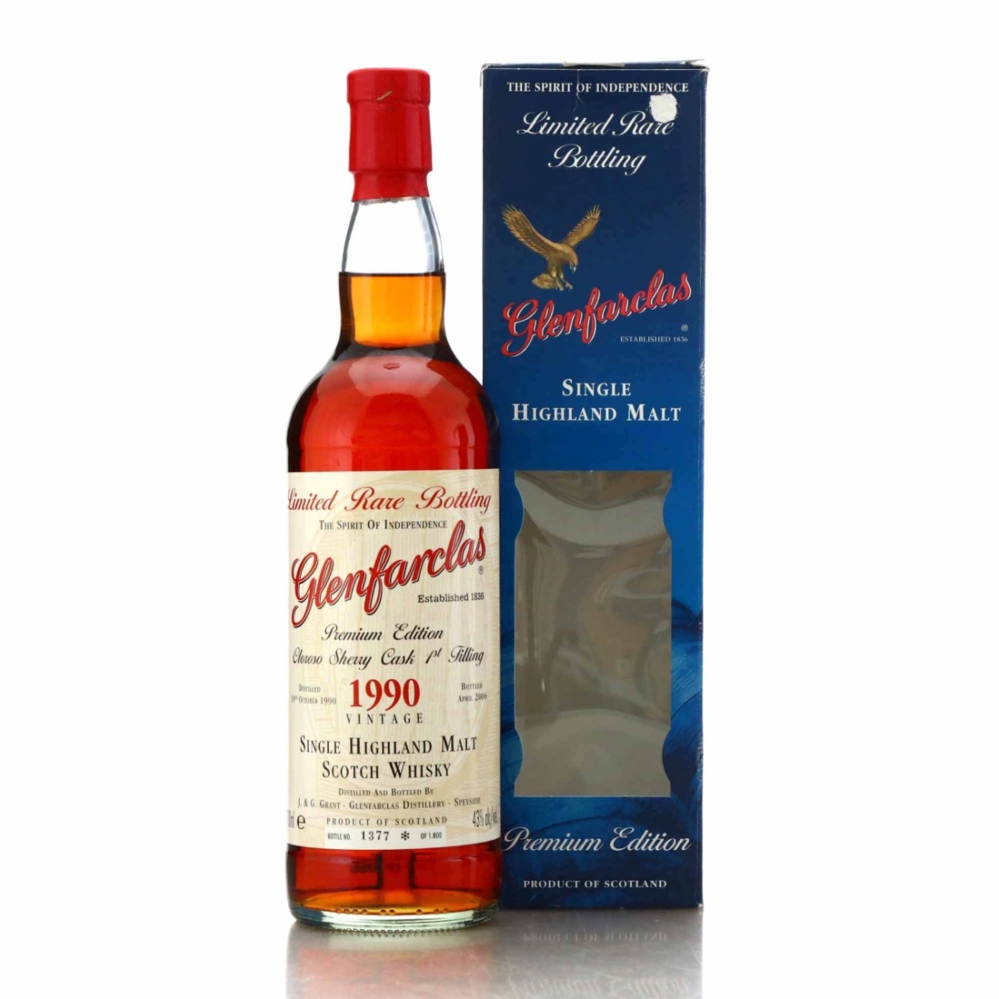 Glenfarclas 1990 Oloroso Sherry Cask 1st Filling 2006 / Hanseatische Import