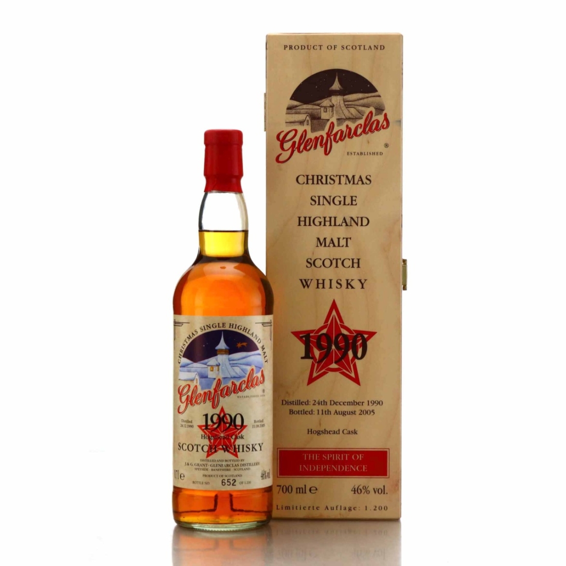 Glenfarclas 1990 Christmas Edition / Hanseatische Import