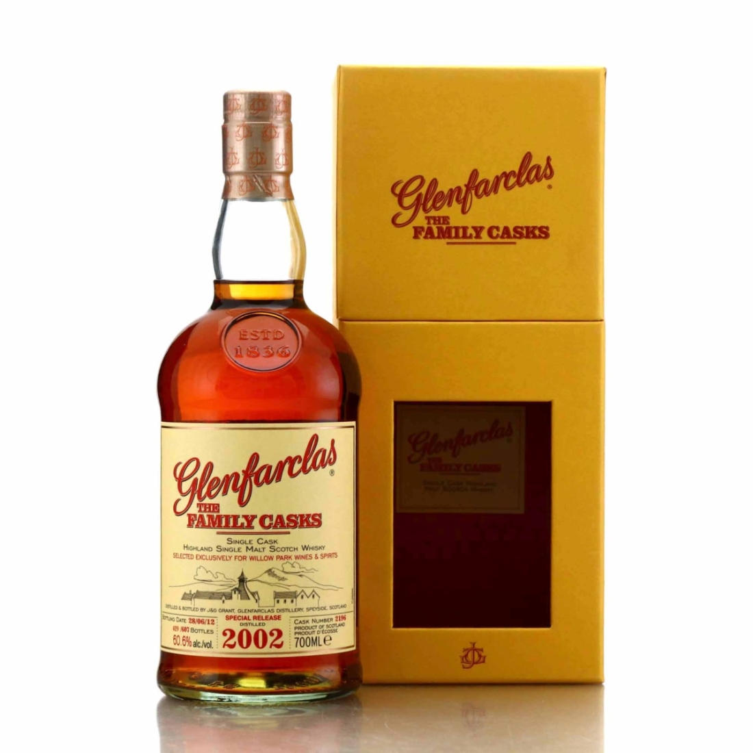 Glenfarclas 2002 Family Cask #2196 / Willow Park Wines & Spirits