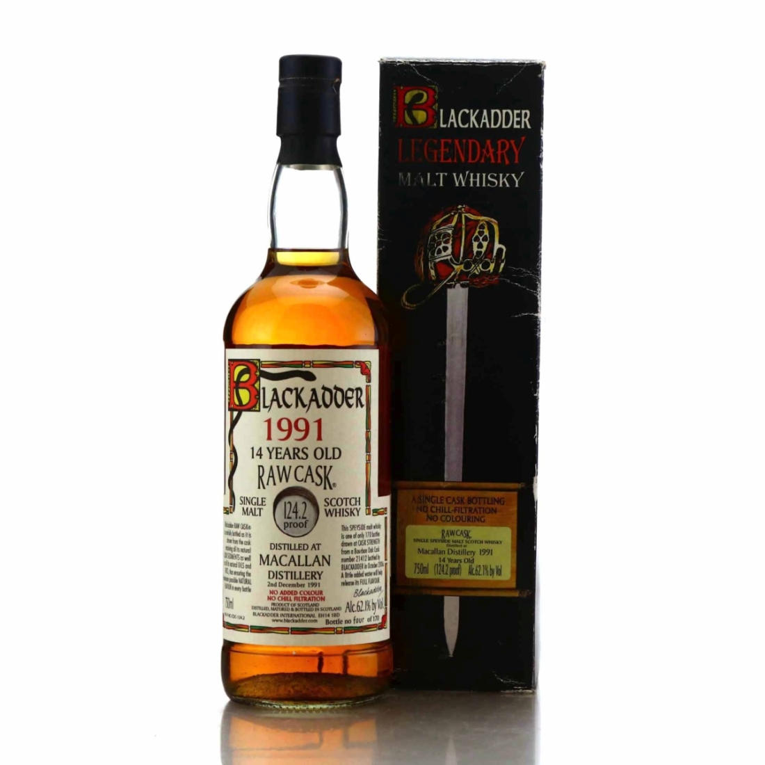 Macallan 1991 Blackadder 14 Year Old Raw Cask 75cl / US Import