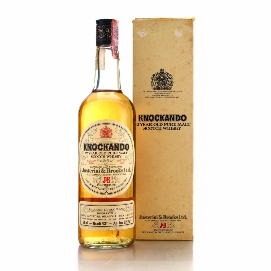 Knockando 1966 bottled 1978 / Dateo Import