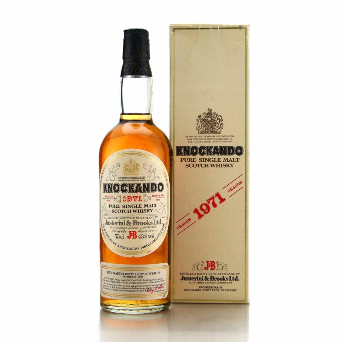 Knockando 1971 bottled 1982