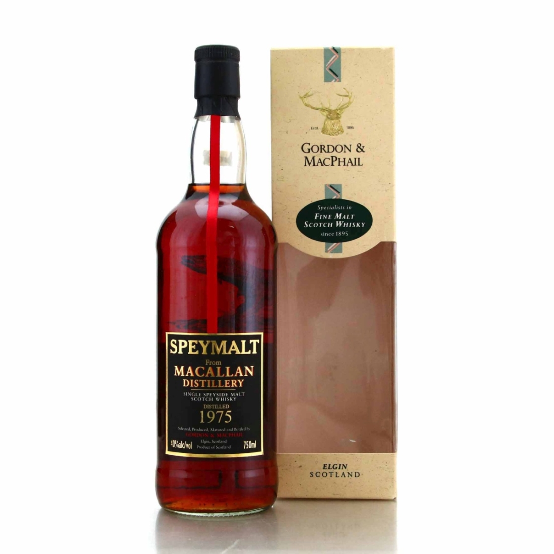 Macallan 1975 Gordon and MacPhail Speymalt bottled 2002 75cl / US Import