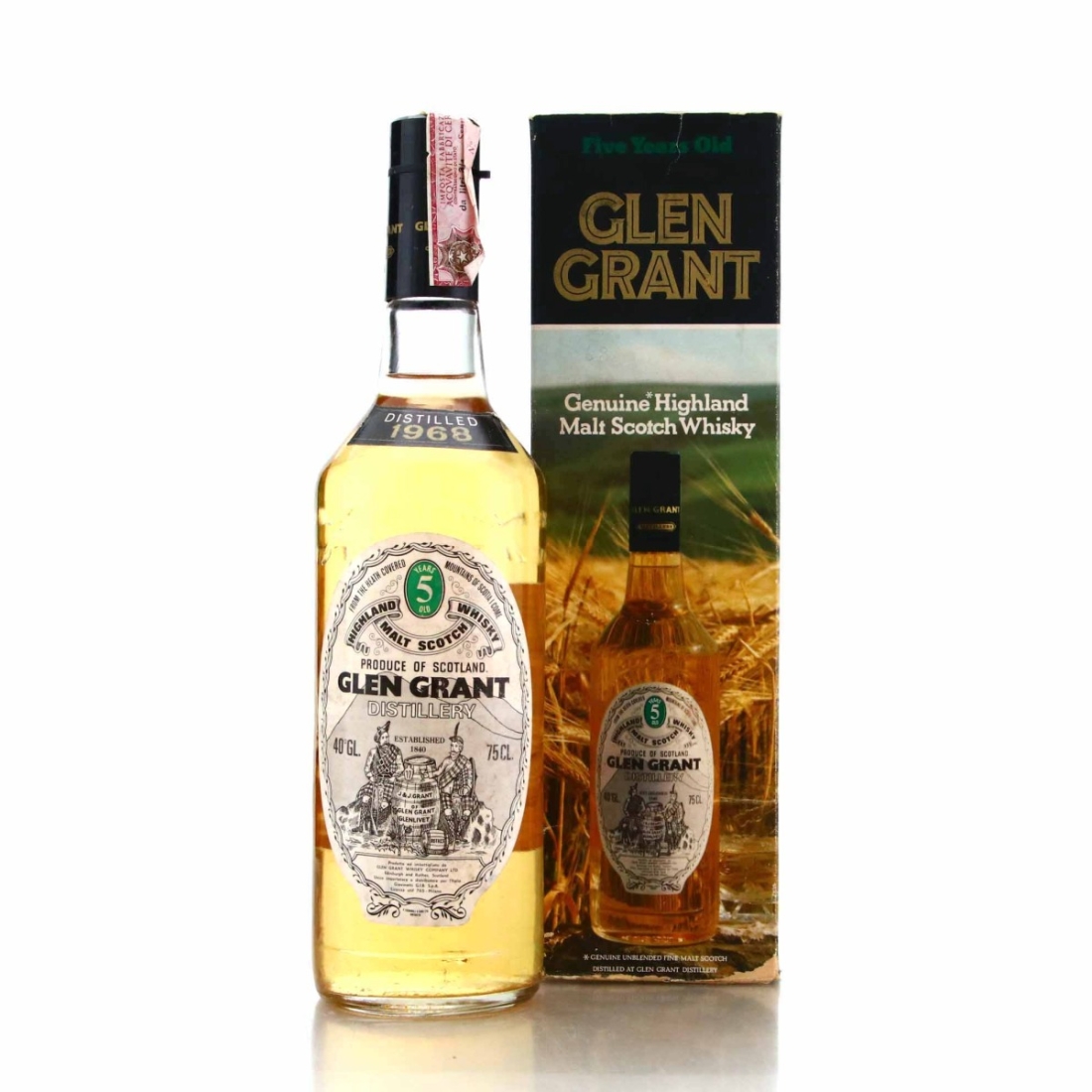 Glen Grant 1968 5 Year Old / Giovinetti Import