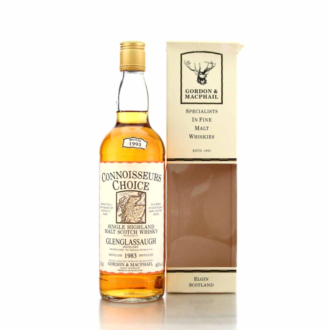 Glenglassaugh 1983 Gordon and MacPhail bottled 1993
