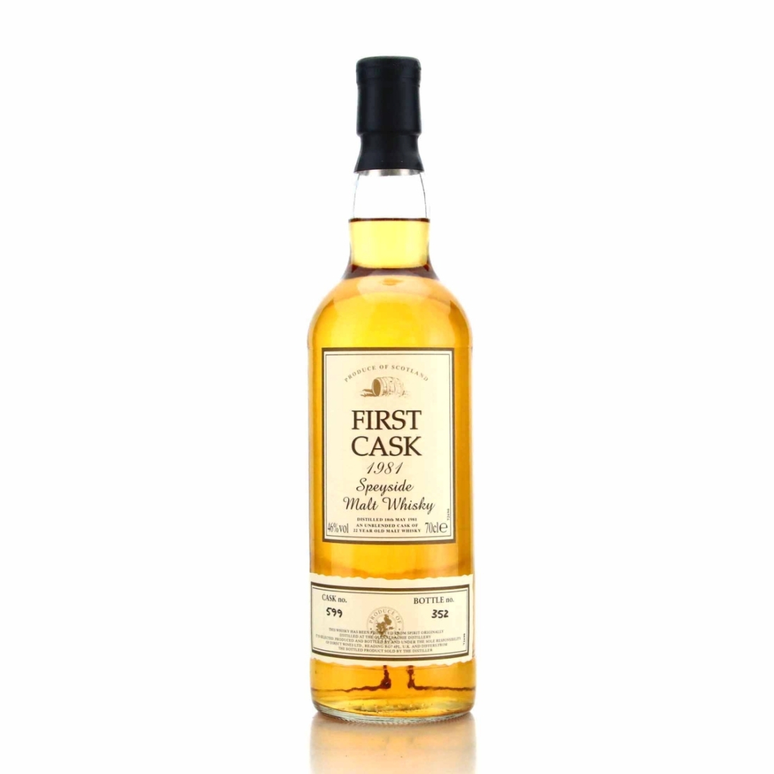 Glenallachie 1981 First Cask 22 Year Old #599