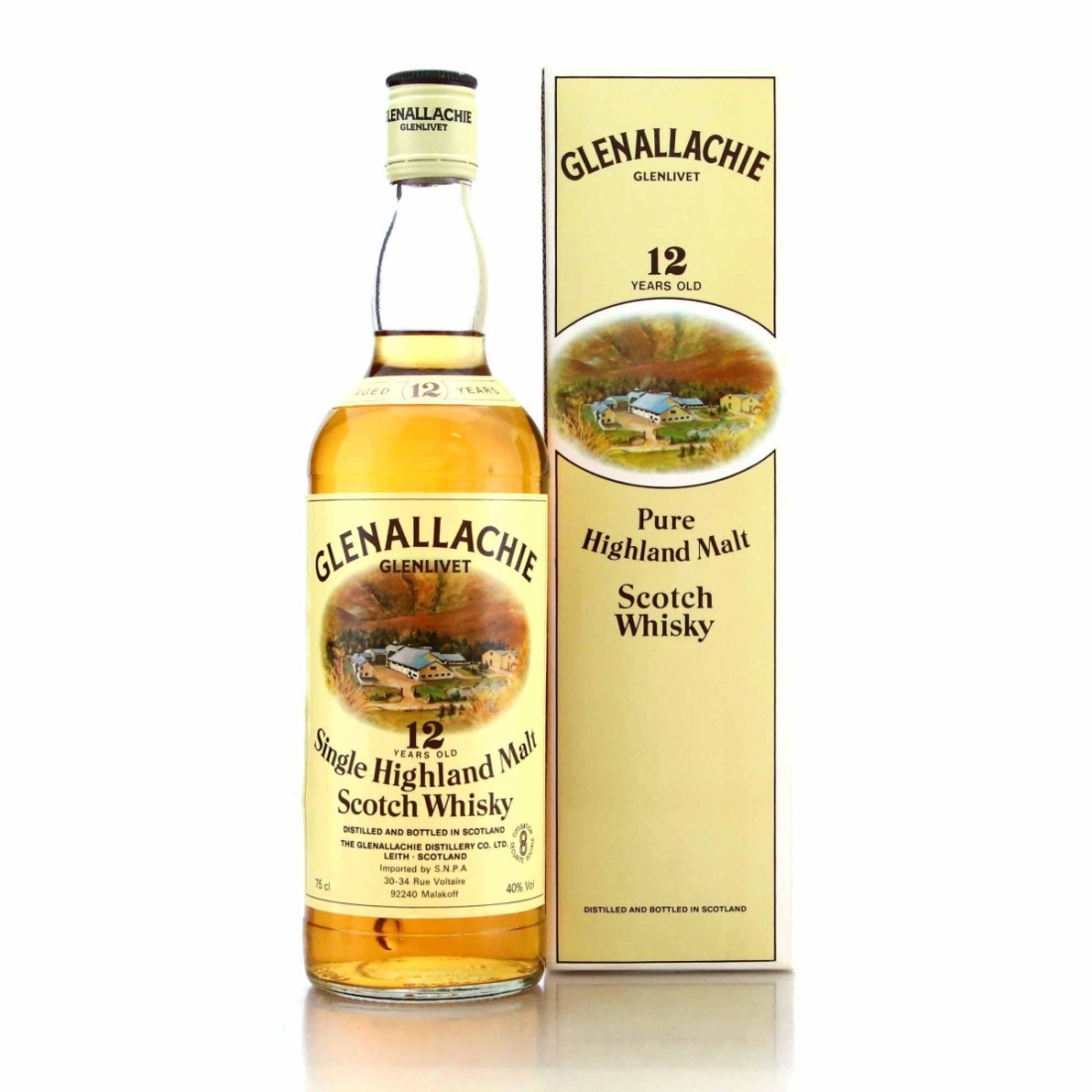 Glenallachie 12 Year Old 1980s / SNPA Import