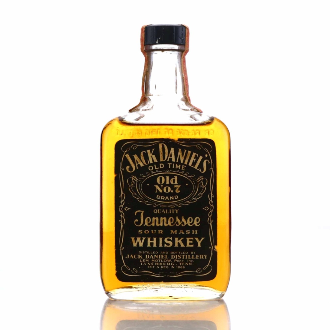 Jack Daniel's Old No.7 Brand 90 Proof Half Pint 1960s