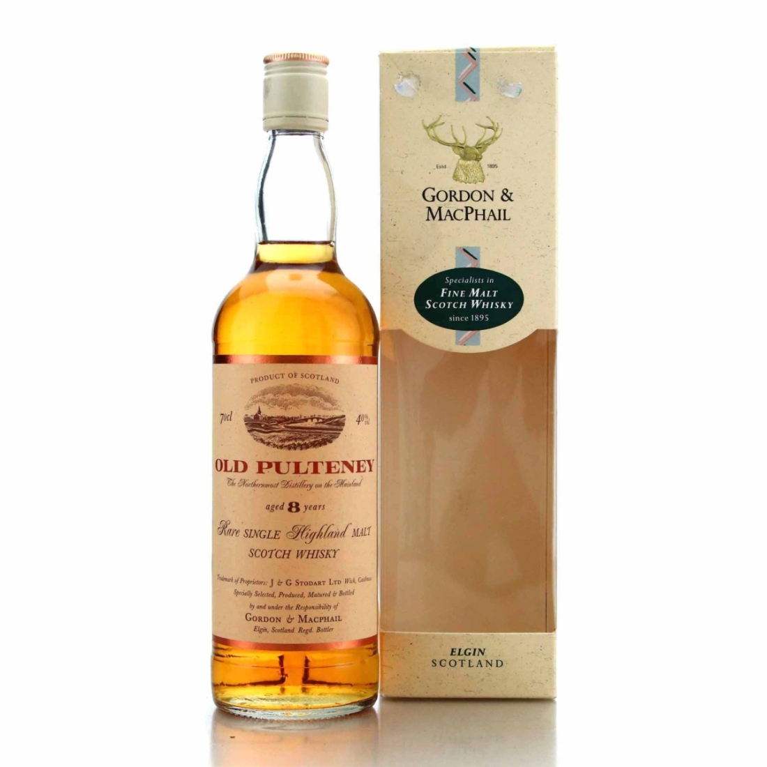 Old Pulteney 8 Year Old Gordon and MacPhail 1990s