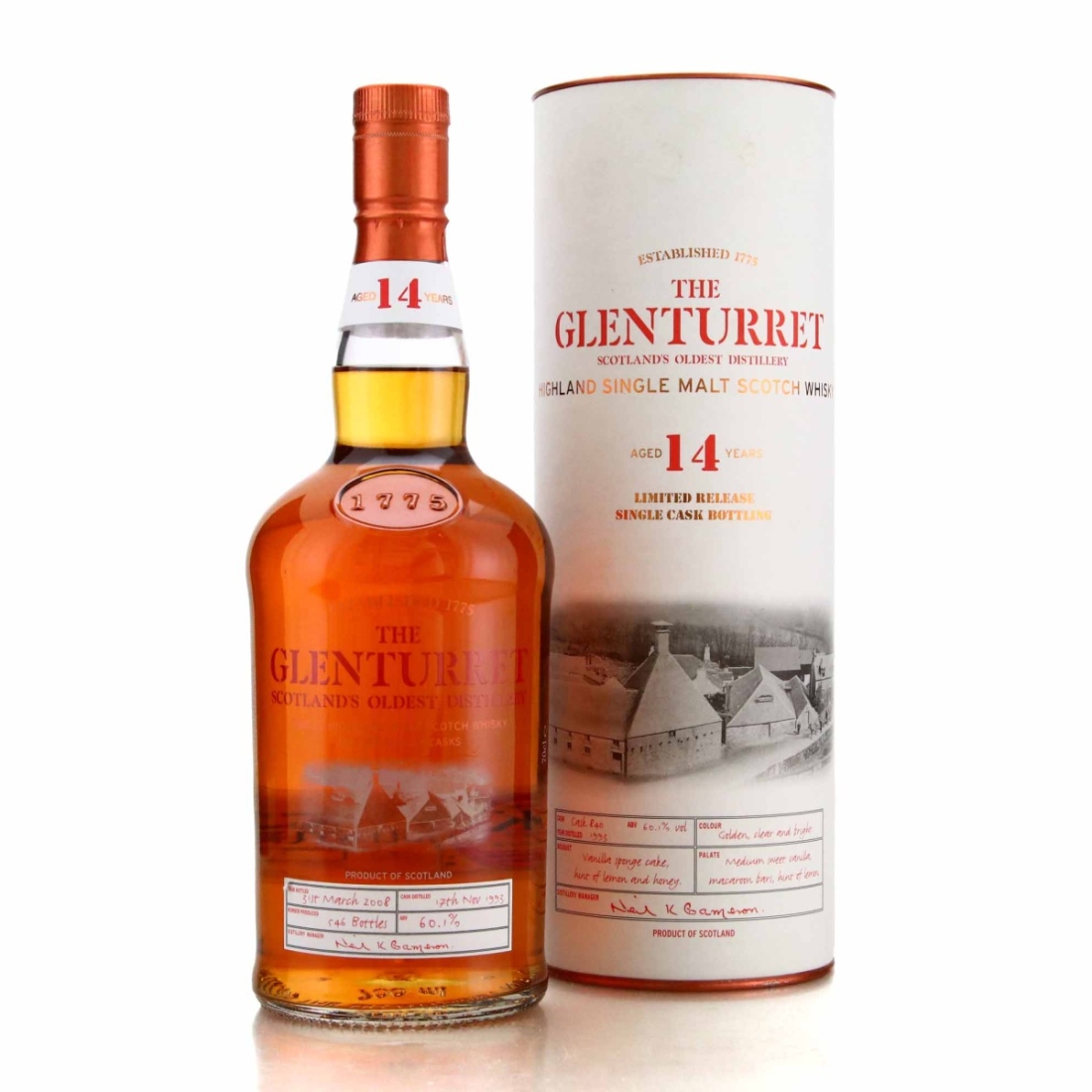 Glenturret 1993 Single Cask 14 Year Old #840
