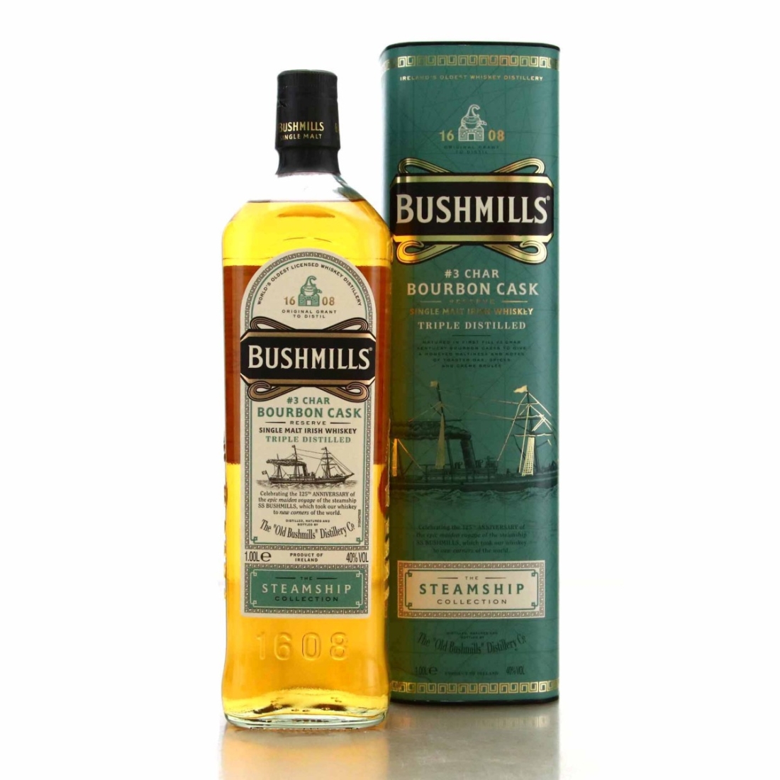 Bushmills Steamship #3 Char Bourbon Cask 1 Litre