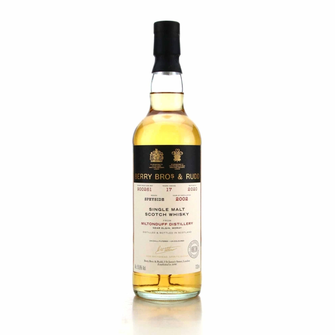 Miltonduff 2002 Berry Brothers and Rudd 17 Year Old