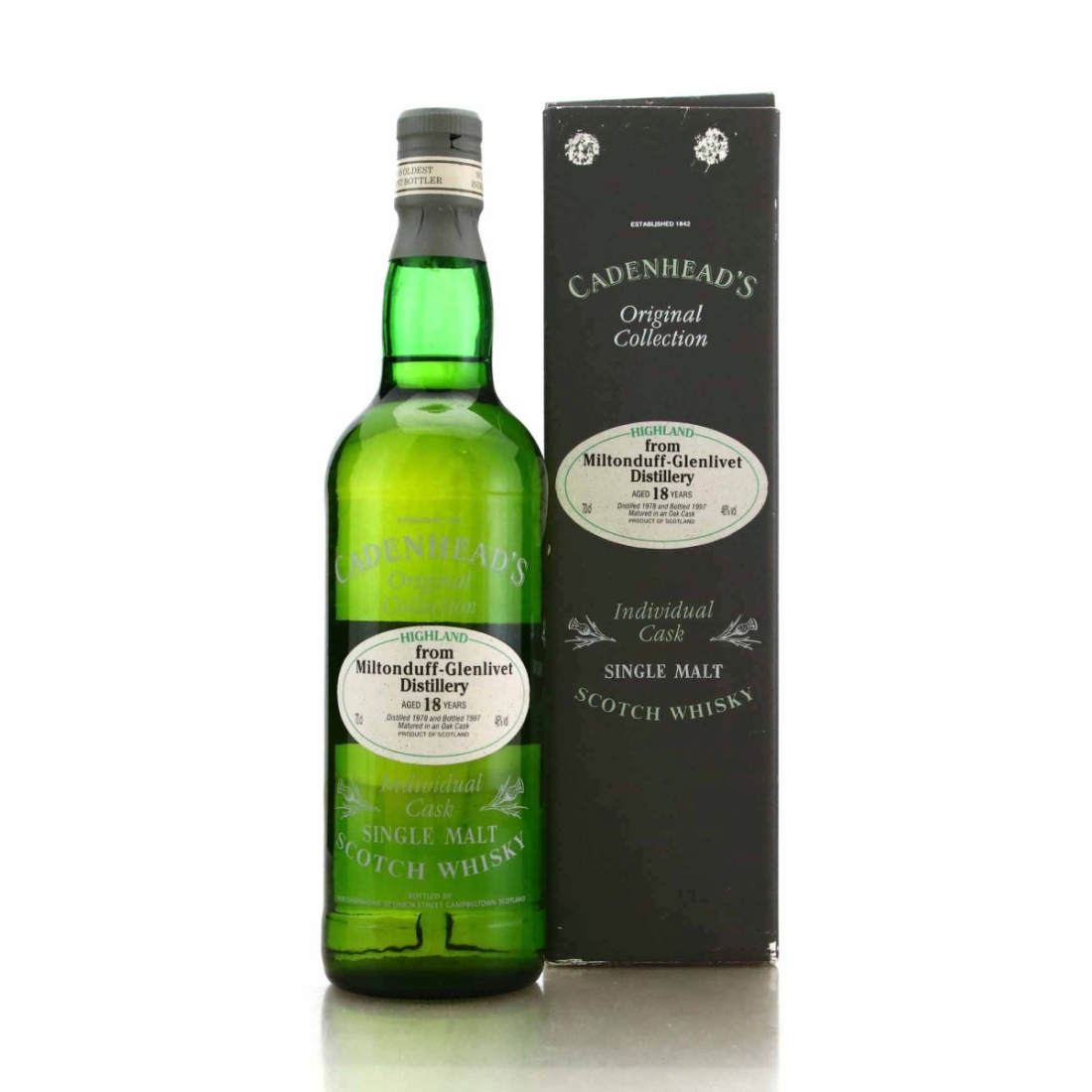 Miltonduff 1978 Cadenhead's 18 Year Old