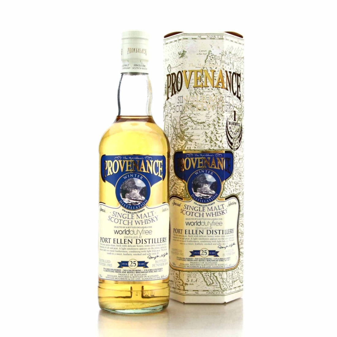 Port Ellen 1983 Douglas McGibbon 25 Year Old /Winter -  World Duty Free
