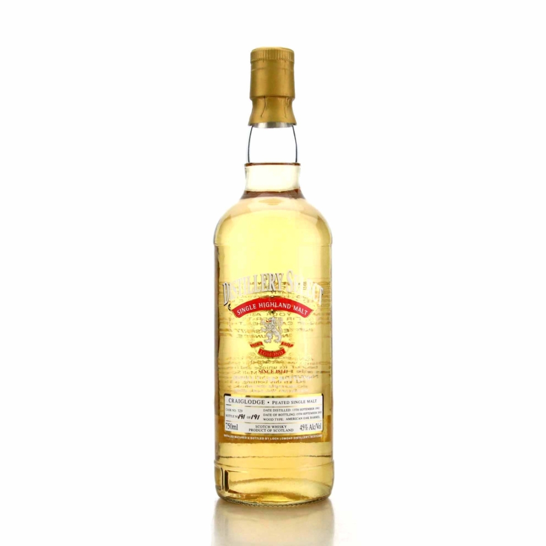 Craiglodge 1992 Distillery Select #329