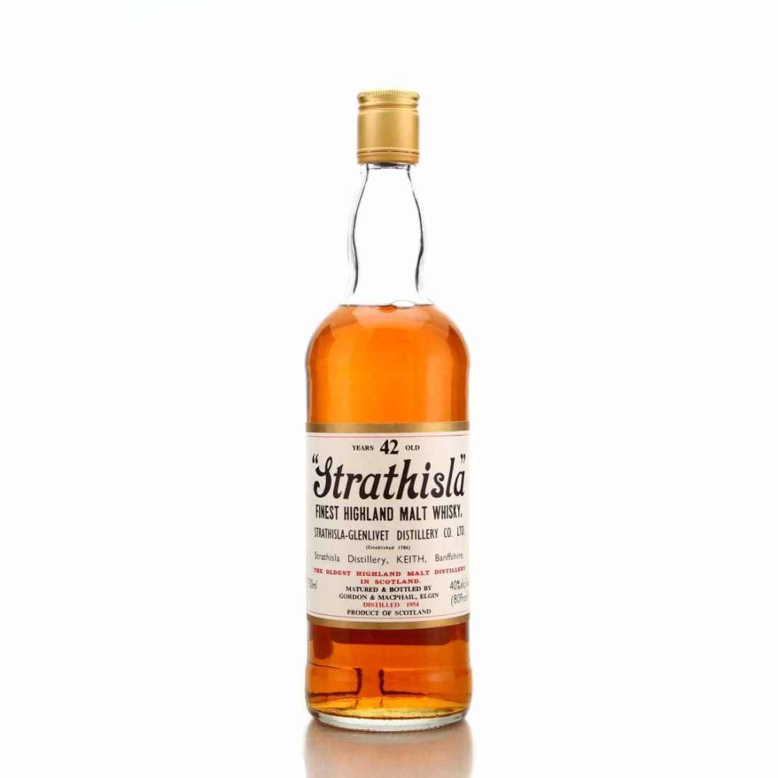 Strathisla 1954 Gordon and MacPhail 42 Year Old 75cl / US Import