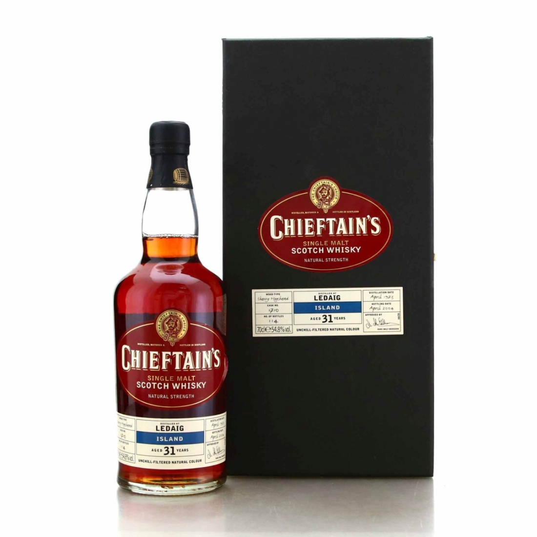 Ledaig 1973 Chieftain's Single Cask 31 Year Old