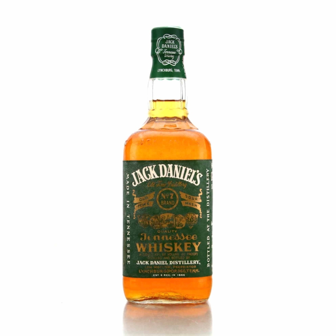 Jack Daniel's Old No.7 Brand Green Label 1994