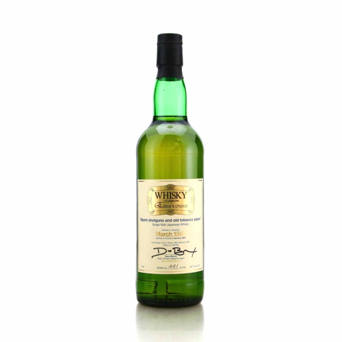 Yoichi 1985 Single Cask #250192 / Whisky Live 2007