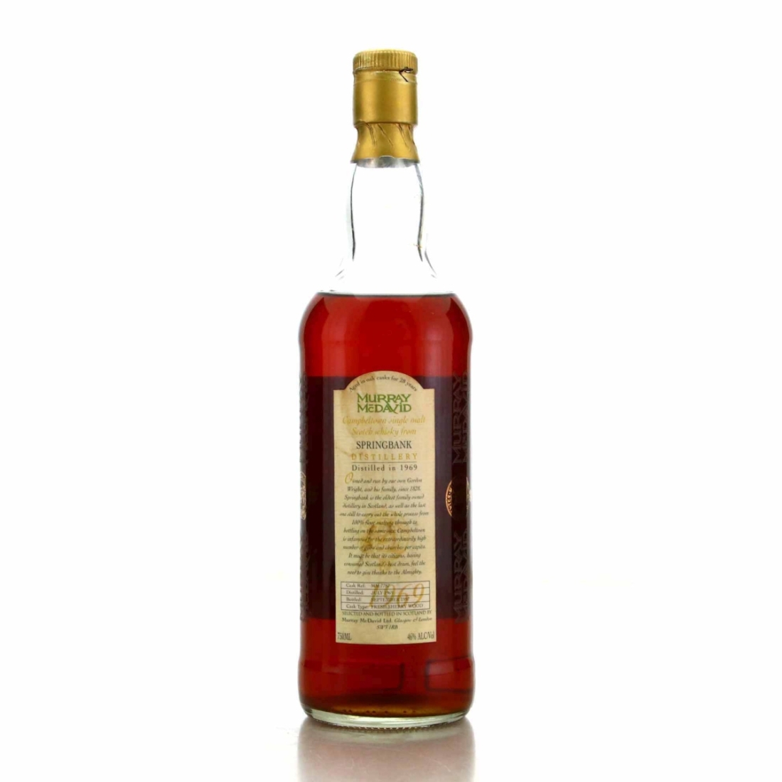 Springbank 1969 Murray McDavid 28 Year Old 75cl / US Import