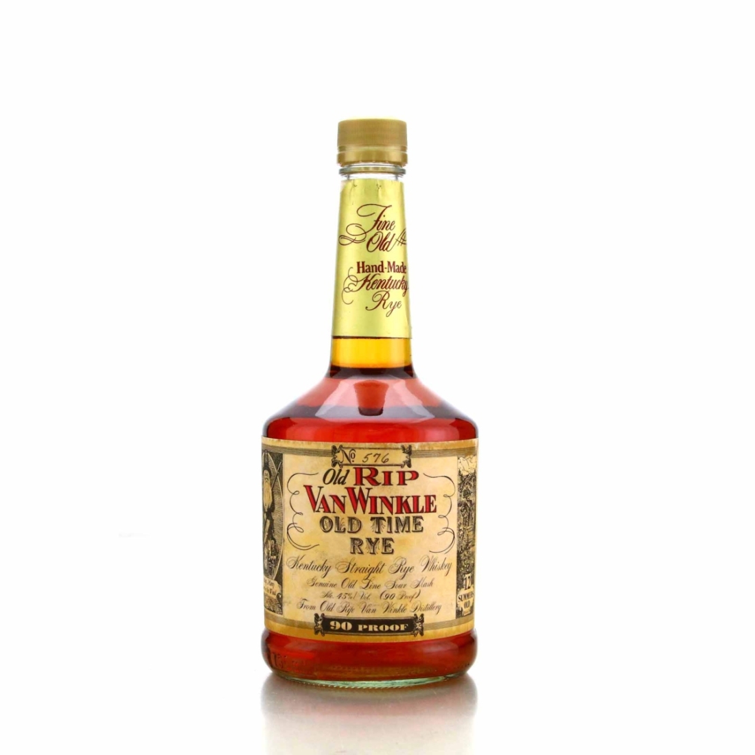 Old Rip Van Winkle 12 Year Old Old Time Rye 1996