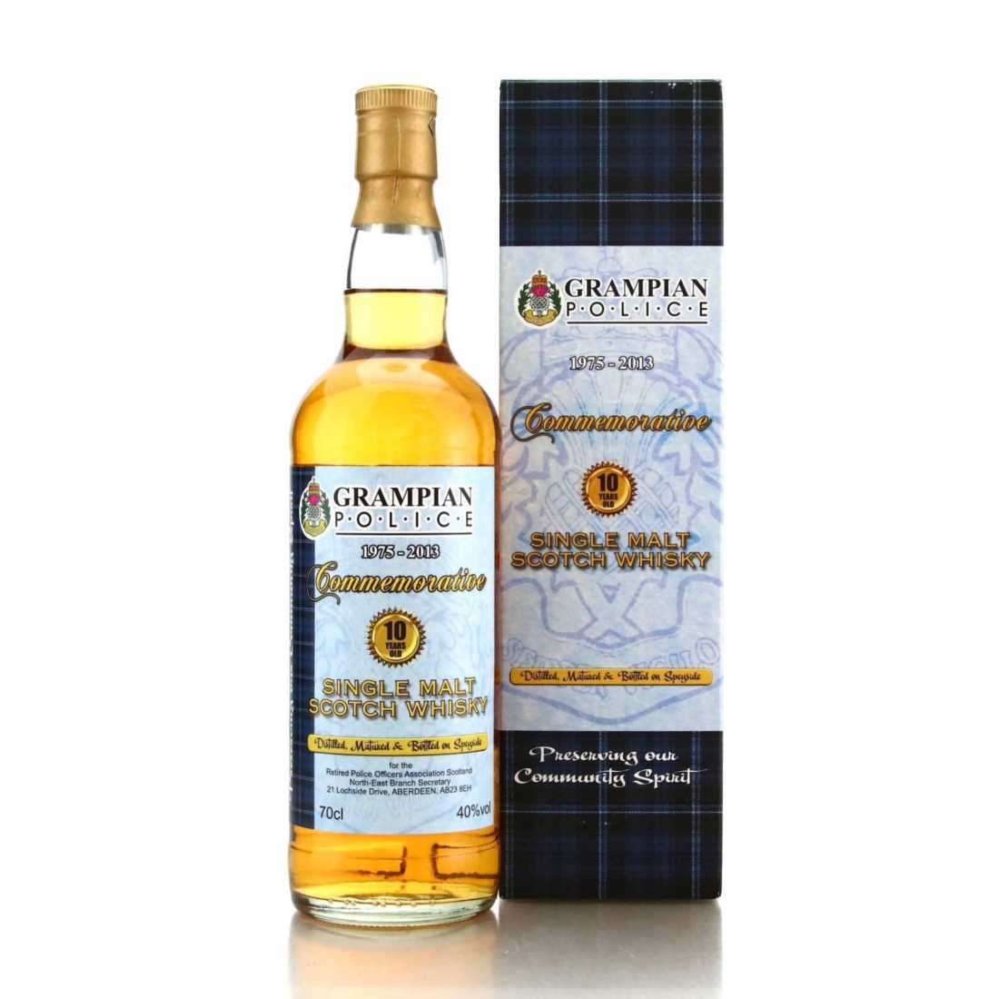 Grampian Police Commemorative 10 Year Old Single Malt