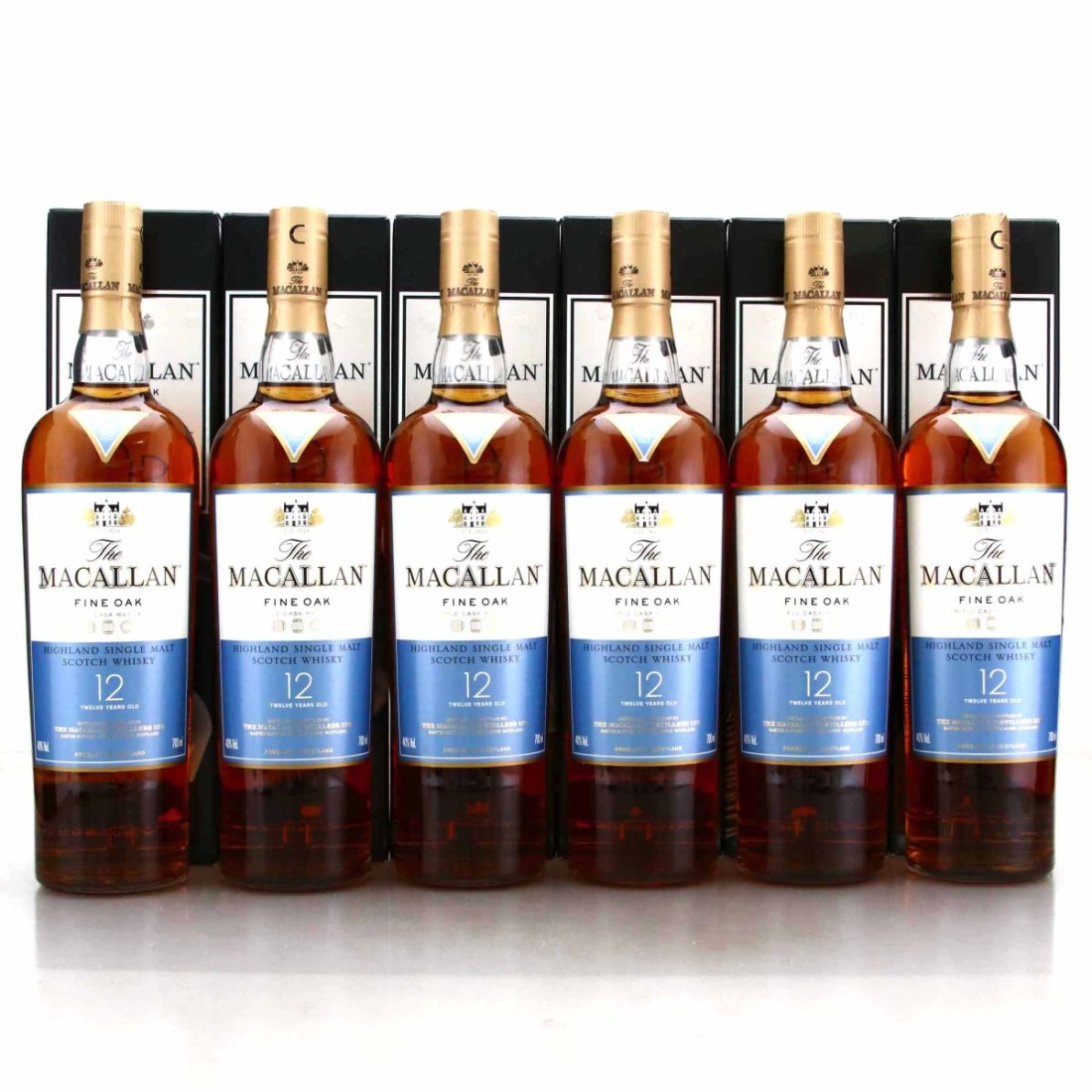 Macallan 12 Year Old Fine Oak 6 x 70cl / Nick Veasey Six Pillars Collection